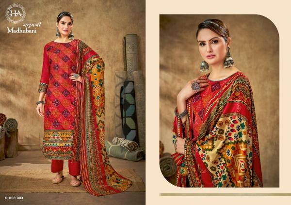 Harshit Madhubani Designer Wear Winter Pashmina Collection